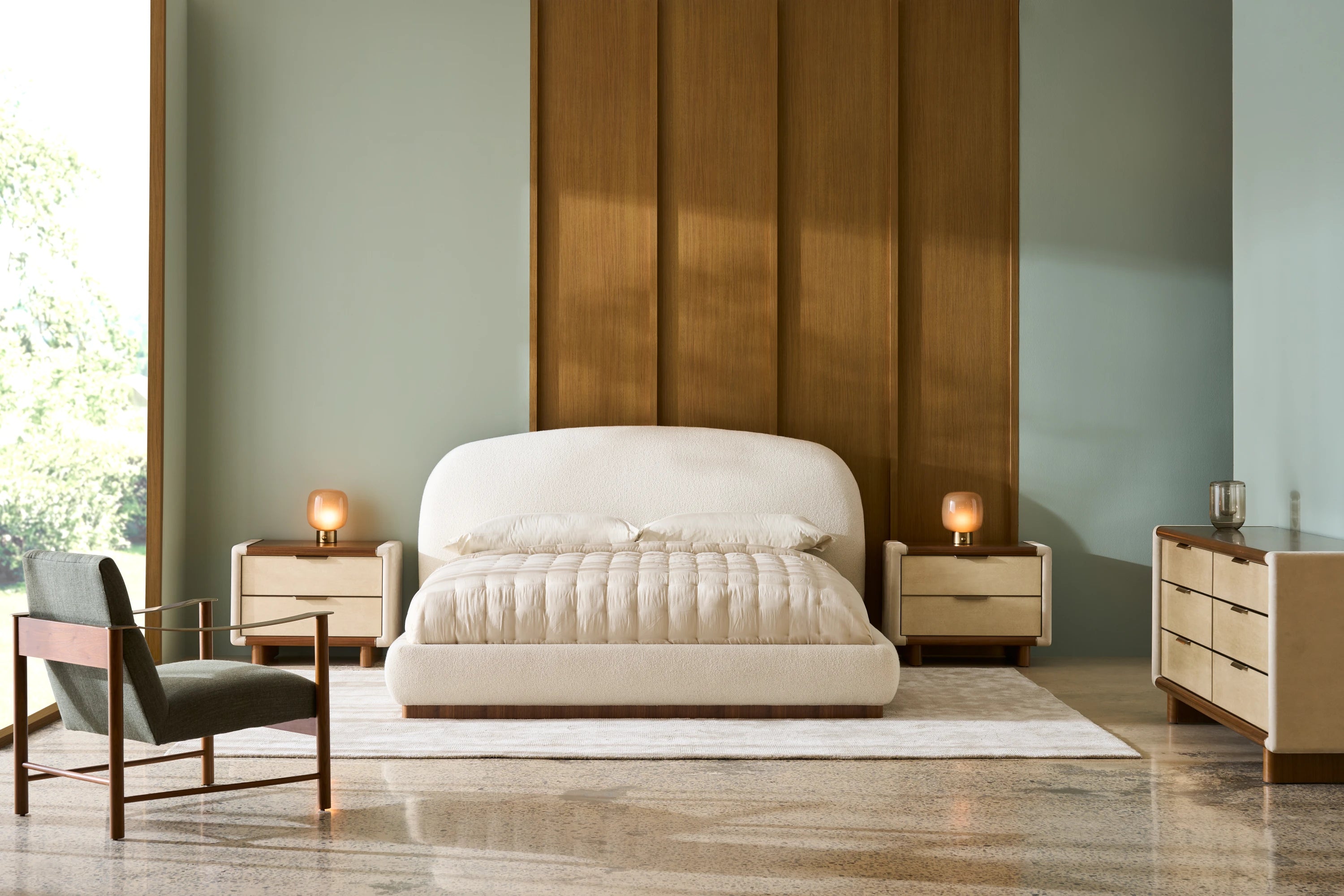 Botero King Bed in room - angle 3.0