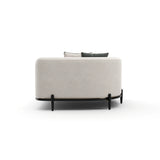 Madera Laf Chaise - Oatmeal - 3rd angle