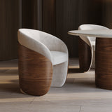 Fleur Wood Back Dining Chair - detail 2.0