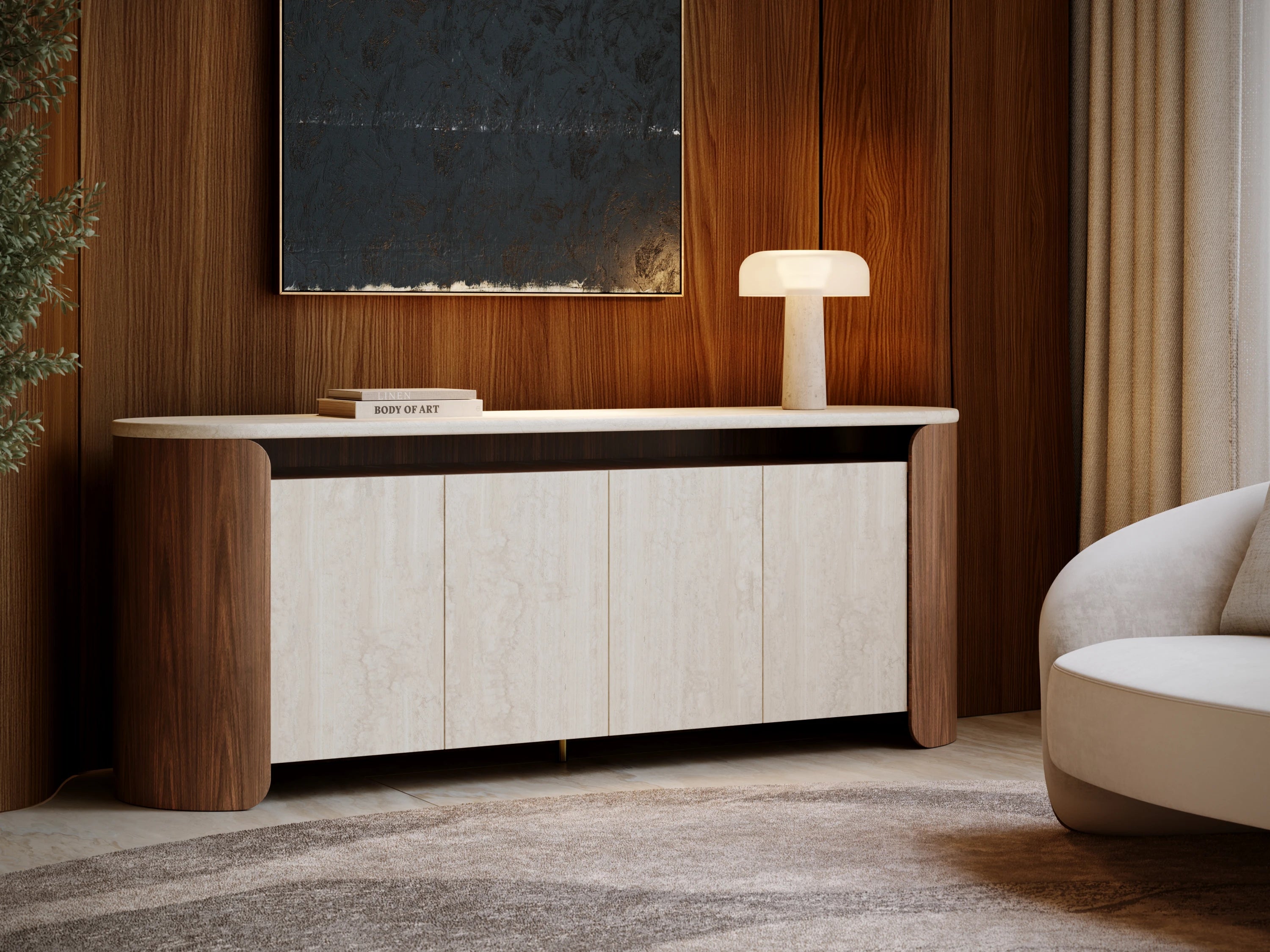 Fleur Open Sideboard - detail 2.0