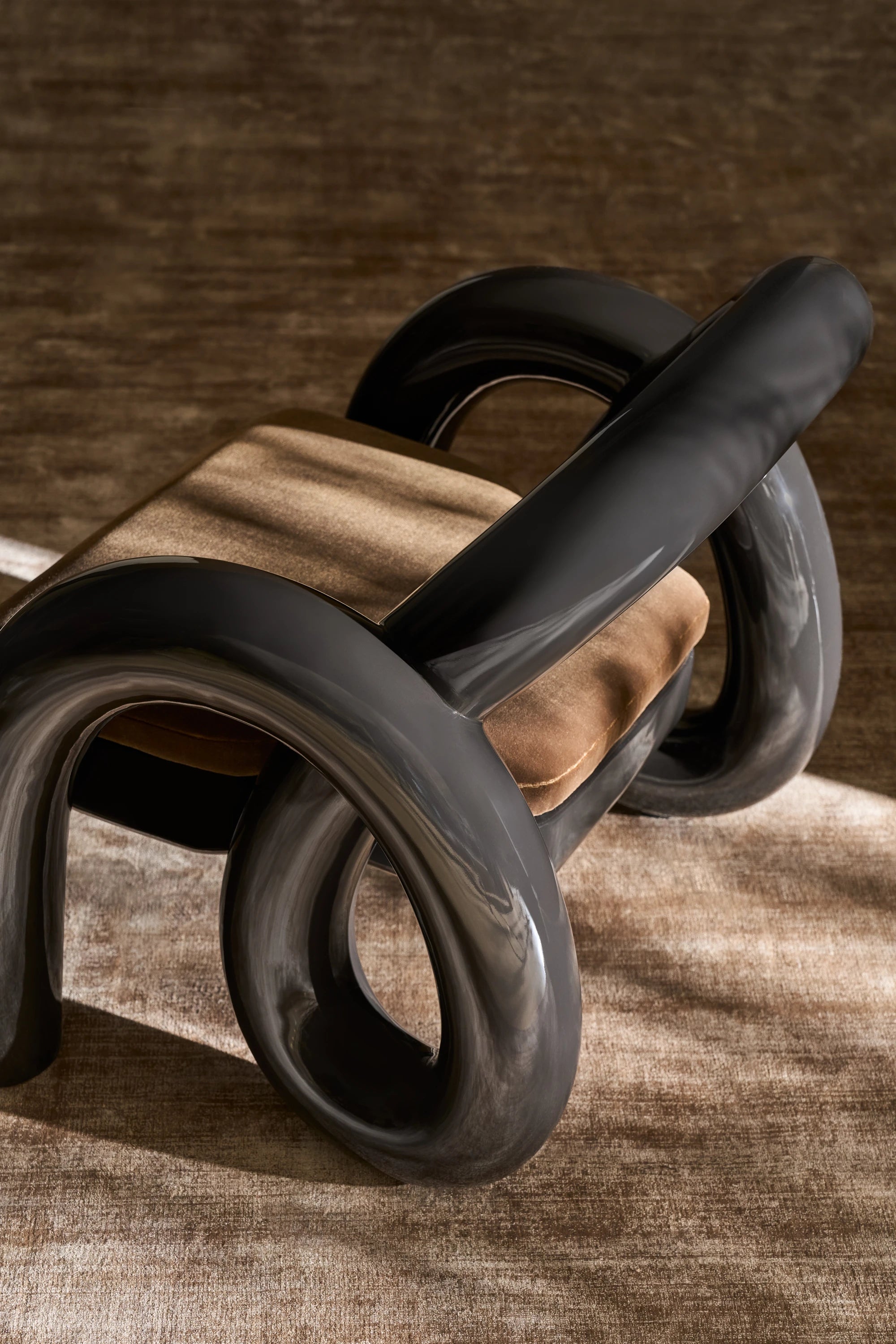 Gelee Accent Chair-Chocolate - detail 2.0