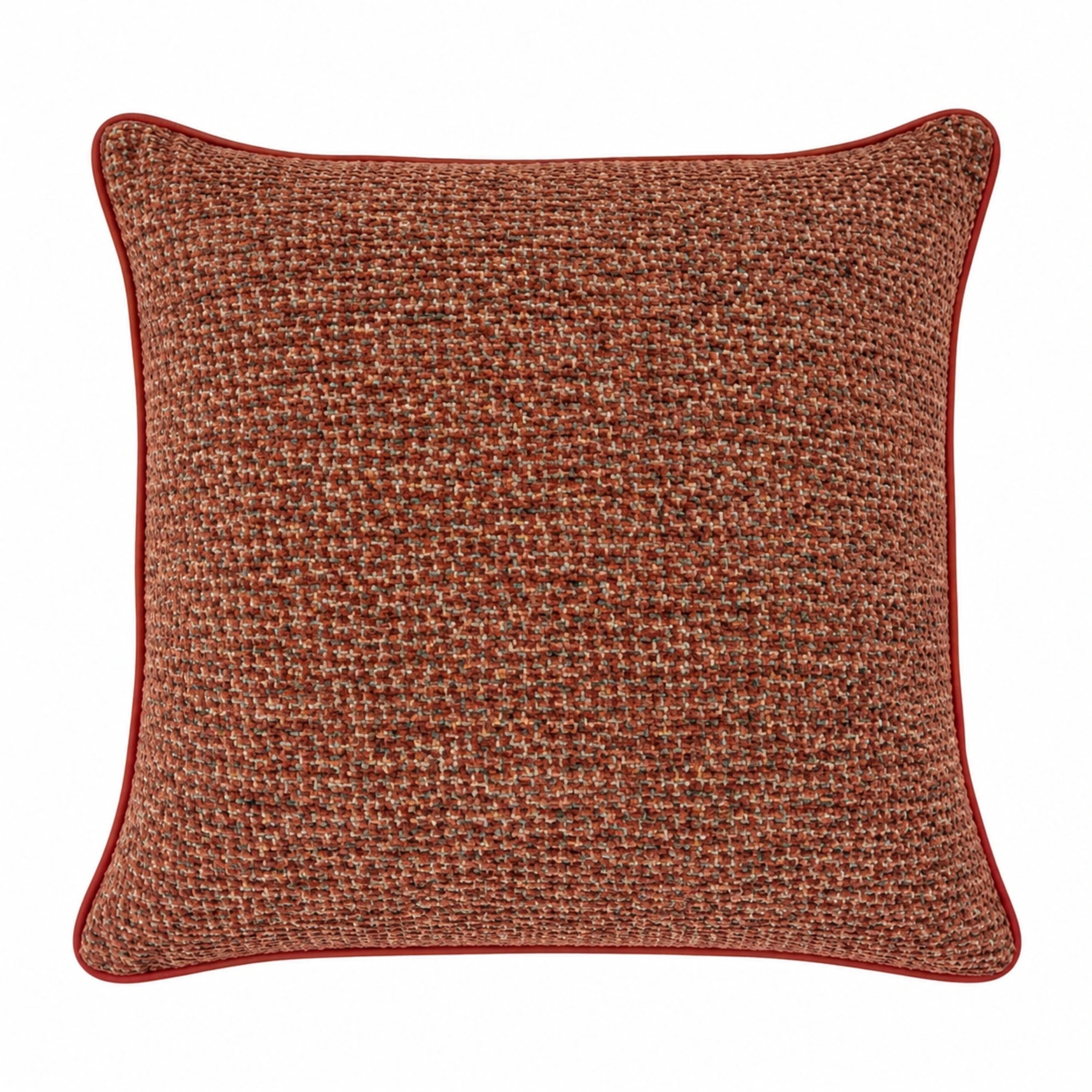 CONFETTI CHENILLE 22" PILLOW - SAFFRON - primary image