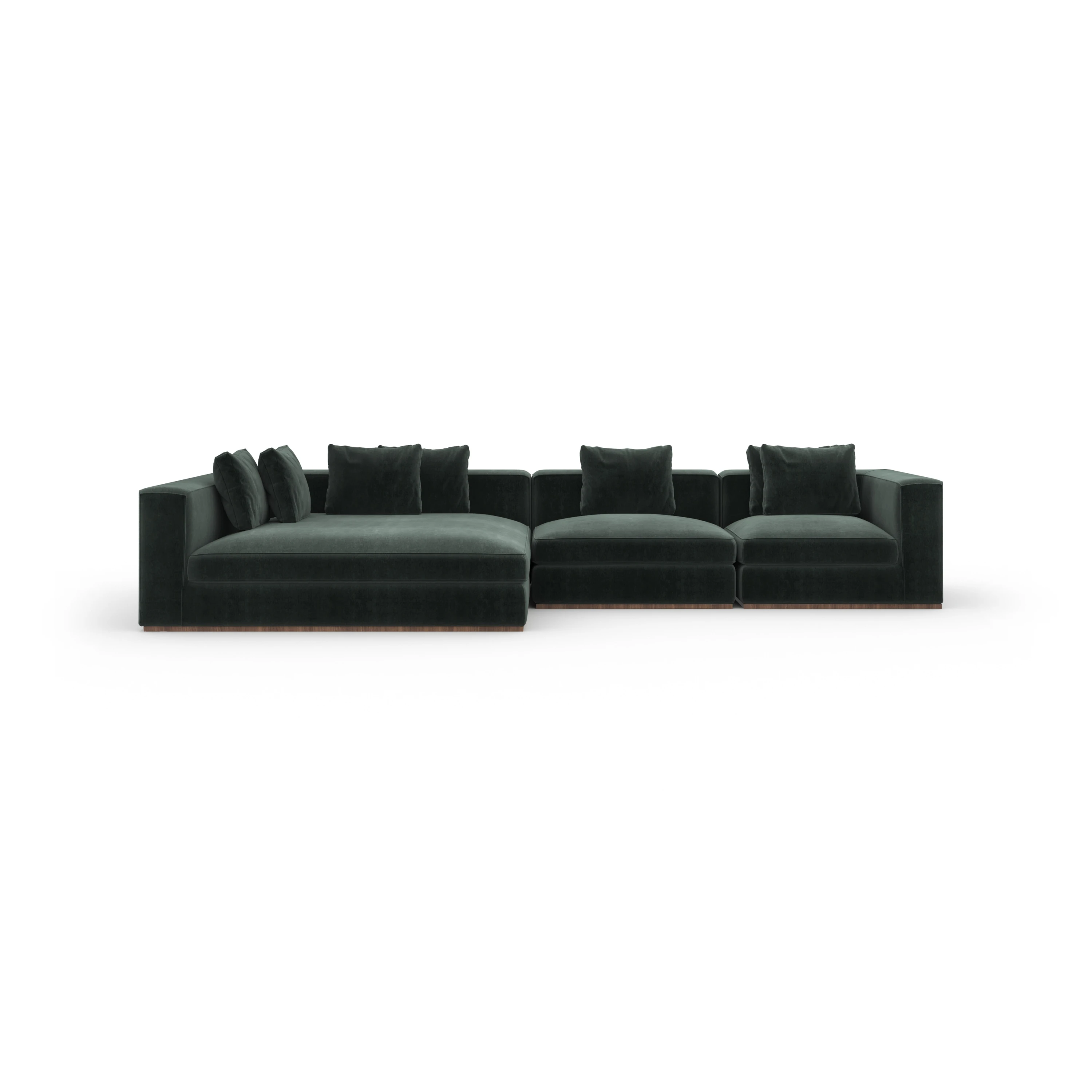Bello 3Pc Laf Small Chaise Sectional - primary image