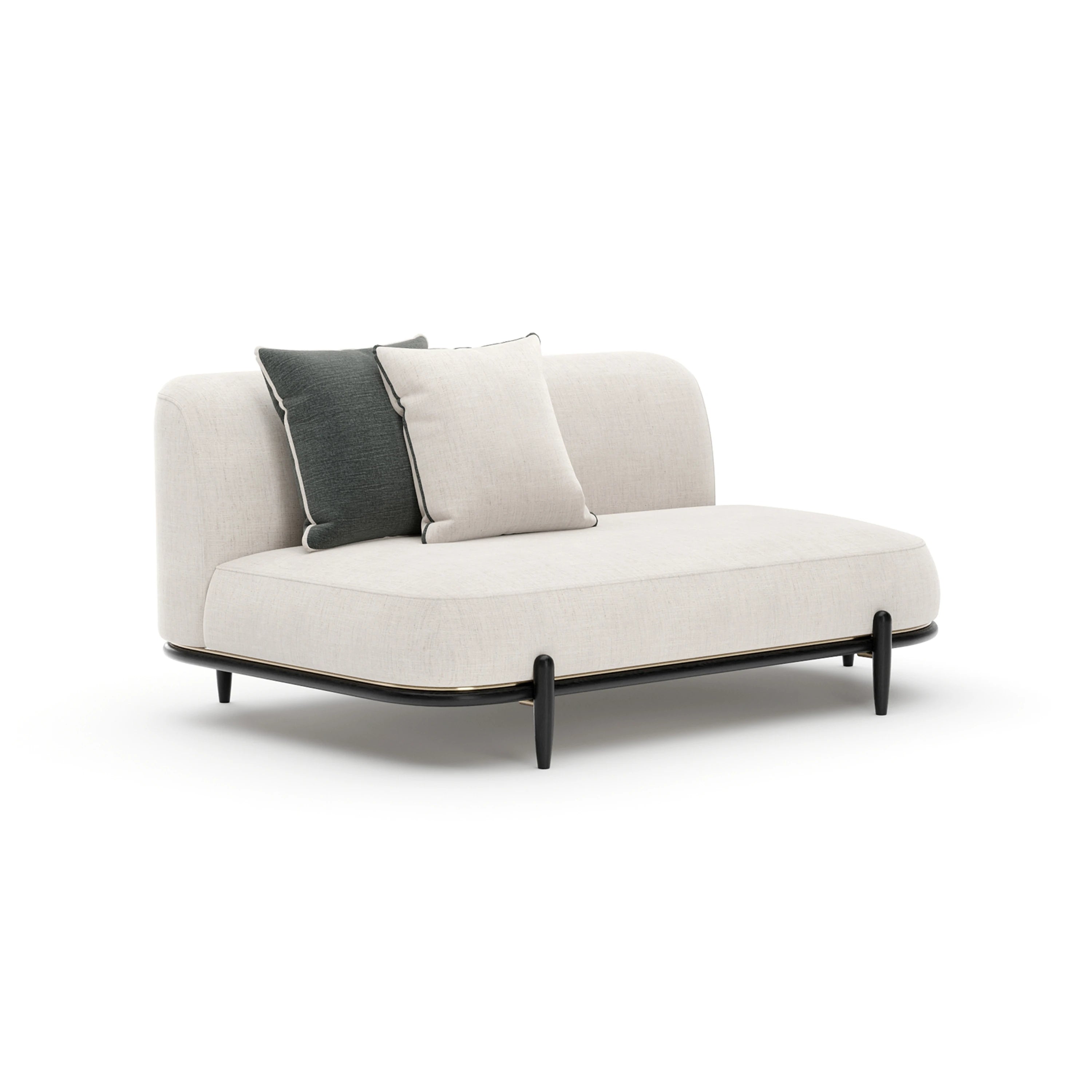 Madera Armless Raf Bumper - Oatmeal - main image