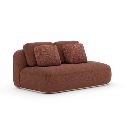 Right-Facing Straight Armless Loveseat