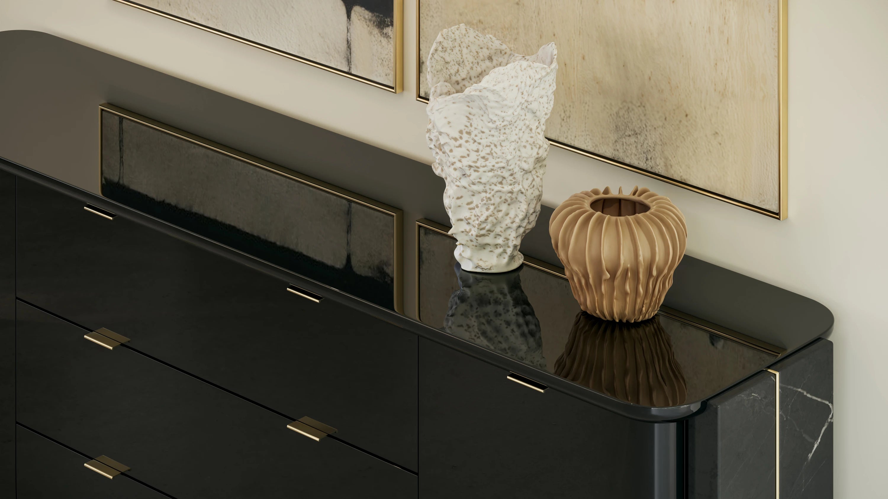 Overlap Sideboard Dark - detail 2.0