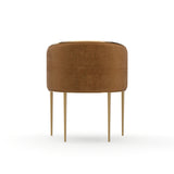 Tension Dining Chair - Camel - 3rd angle