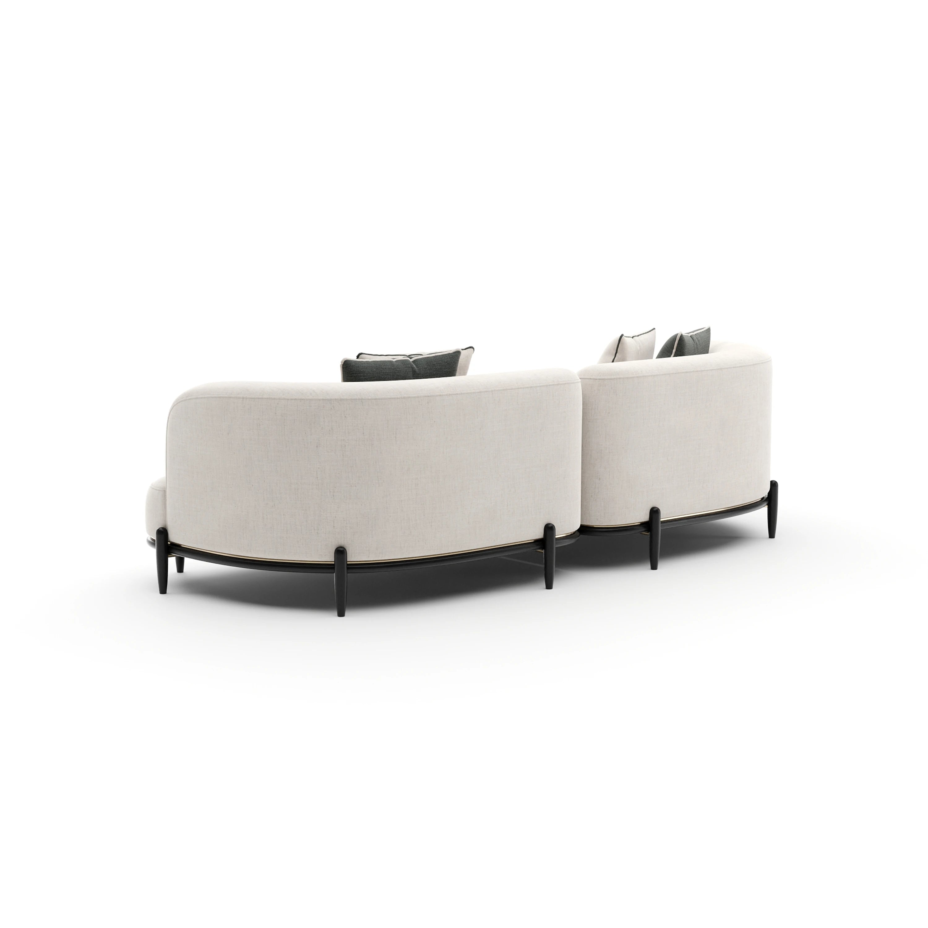 *Madera Laf Small Chaise Sectional - 3rd angle