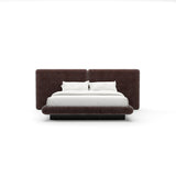 *Overlap Uph 2 Pnl Kg Bed Dk Taupe - main image