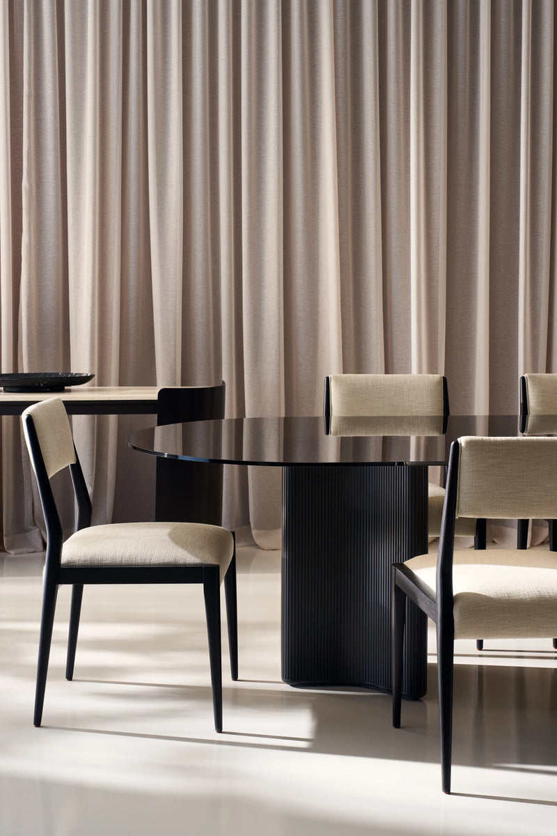 Viola Dining Table Smoked Glass