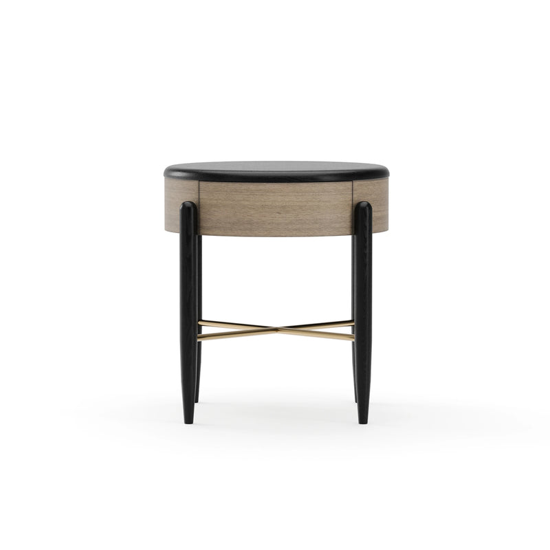 Madera Accent Nightstand - Chocolate