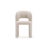 Overlap Side Chair Ivory
