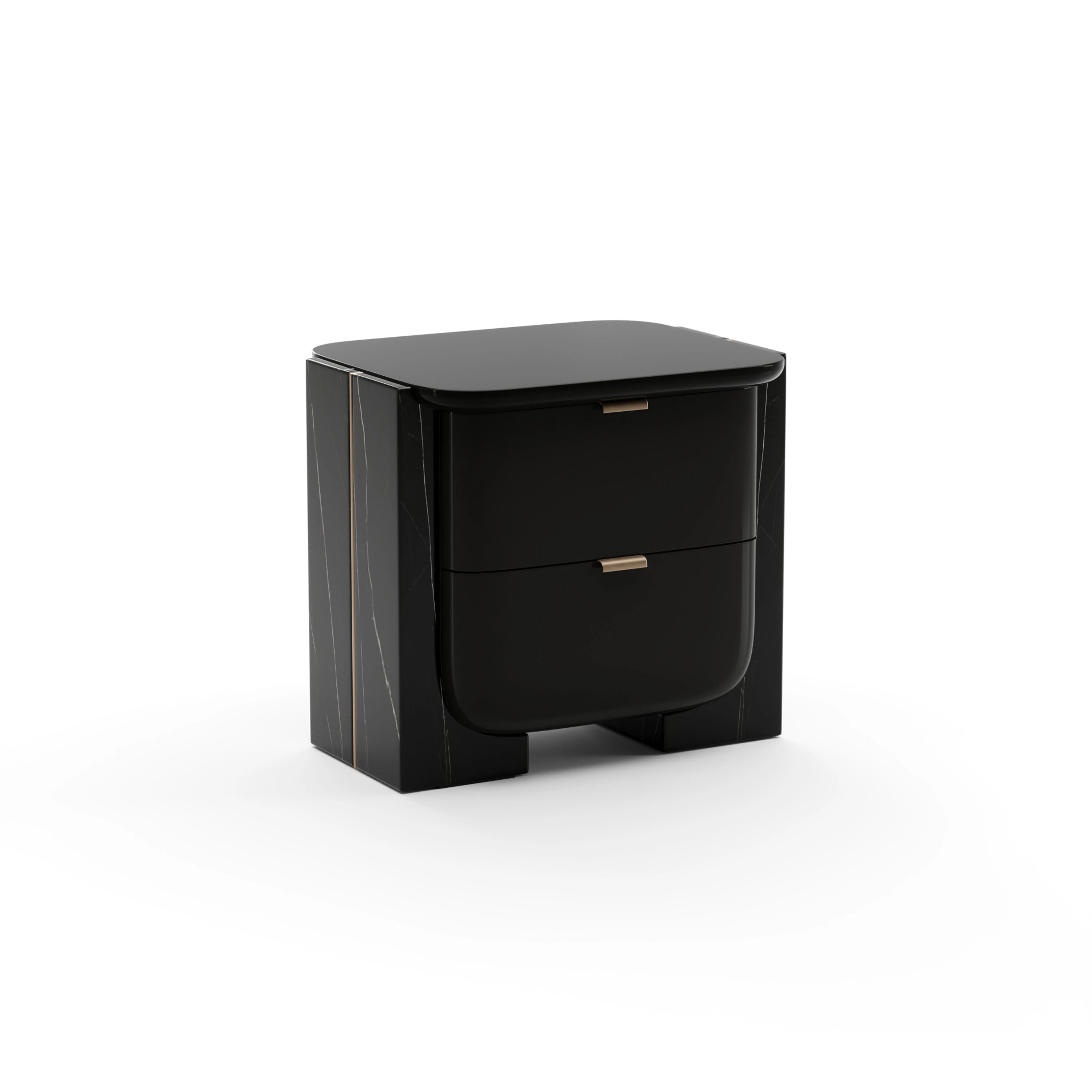 Overlap Small Nightstand Dark - main image