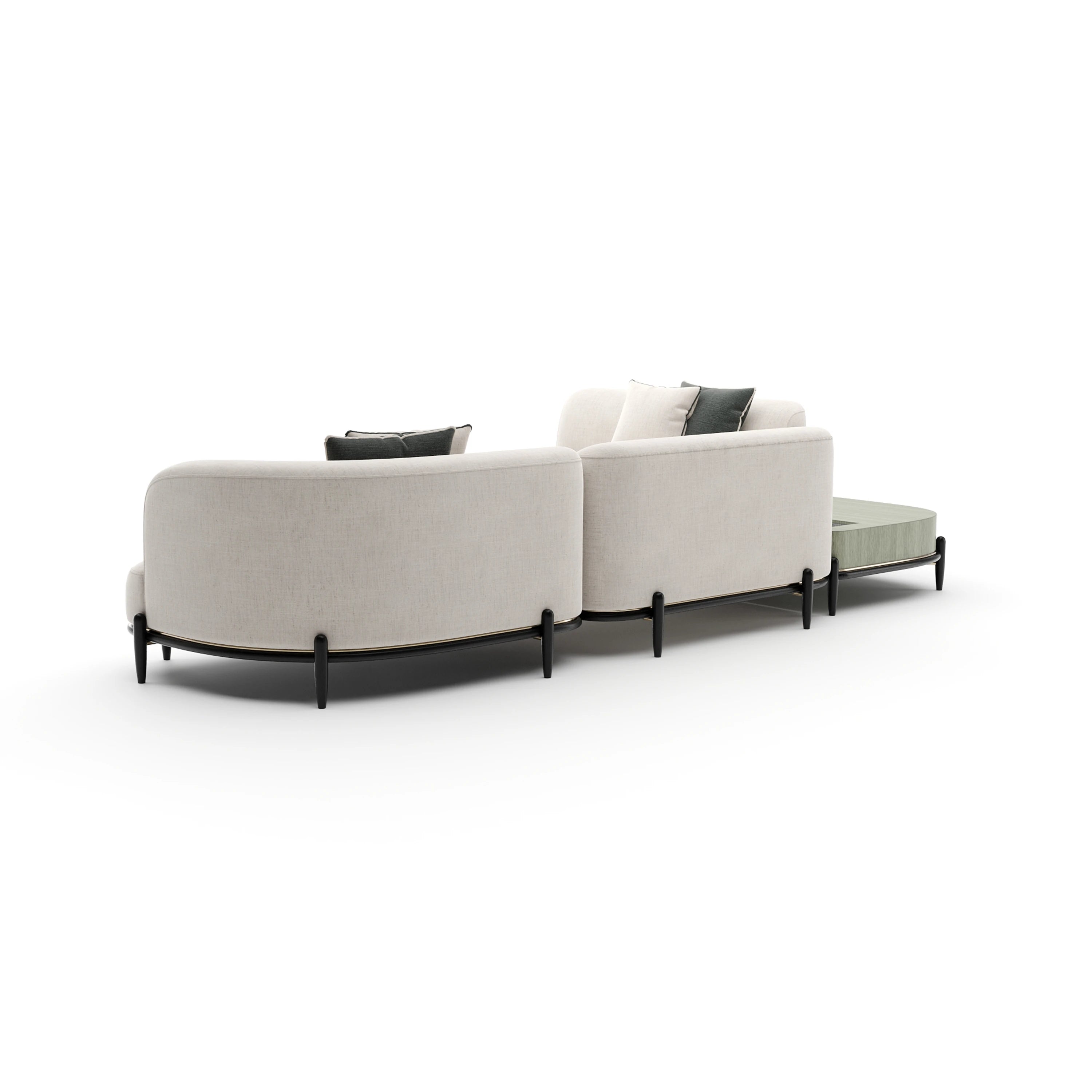 Madera Corner Laf L Sectional - 3rd angle