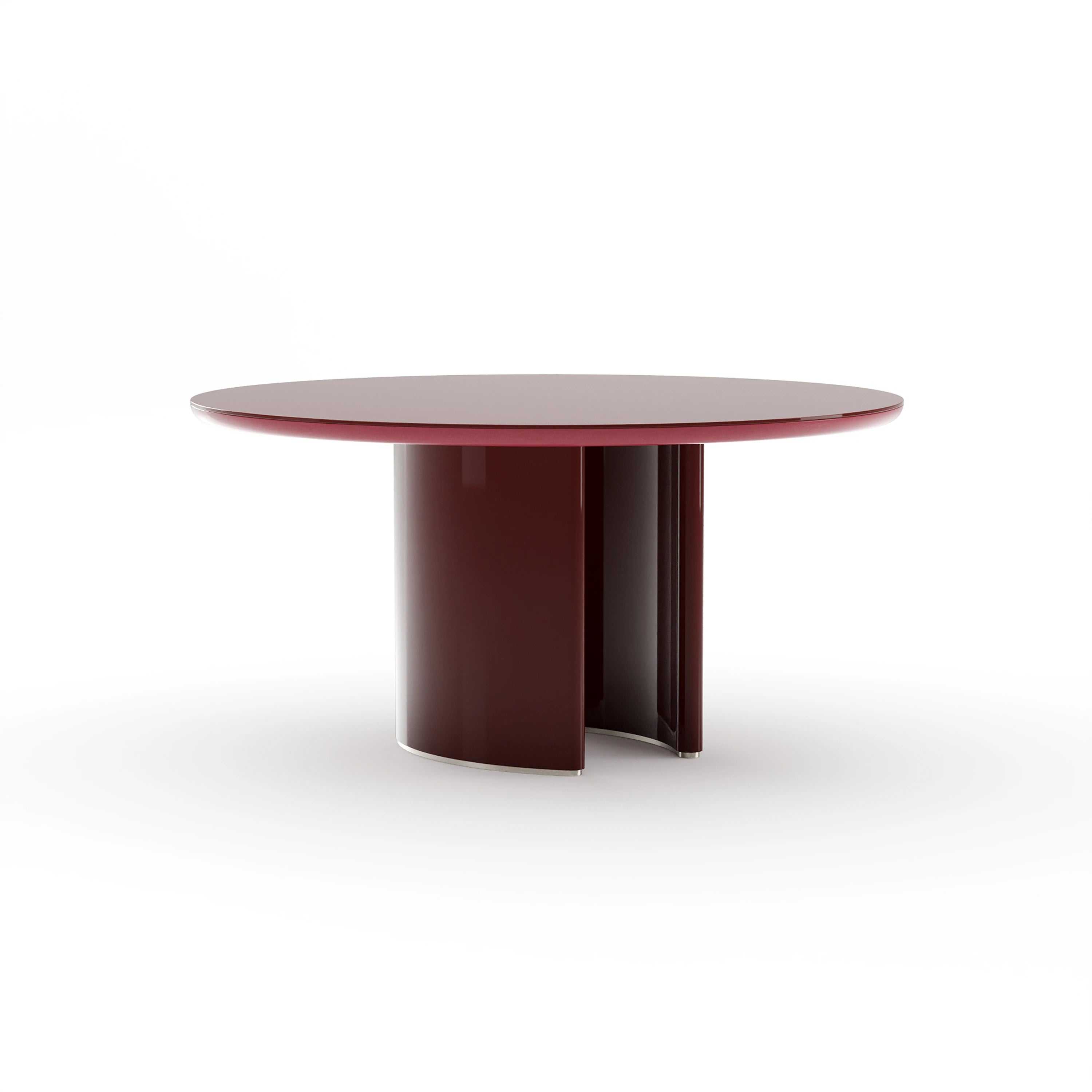 Tobie Round Dining Table - Rouge - main image