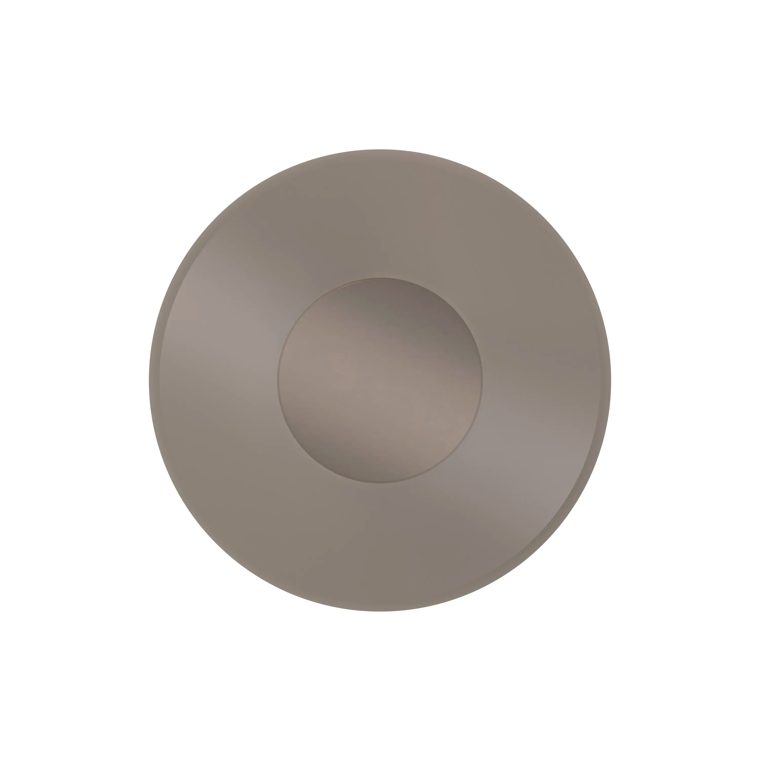 64" Round Smoked Bronze Glass Top - primary image