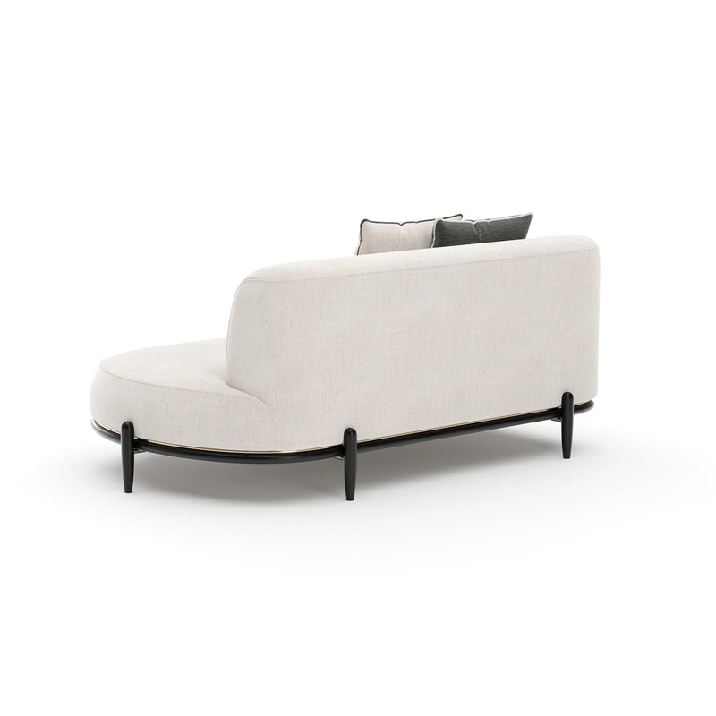 Madera Armless Raf Bumper - Oatmeal