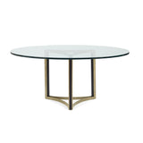 Remix Glass Top Table 60"