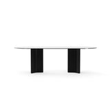 Viola Dining Table Smoked Glass - primary image