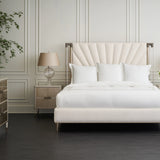 Valentina Uph Queen Bed in room - angle 3.0