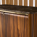 ALTURA GLASS TOP HALL CHEST - detail 2.0