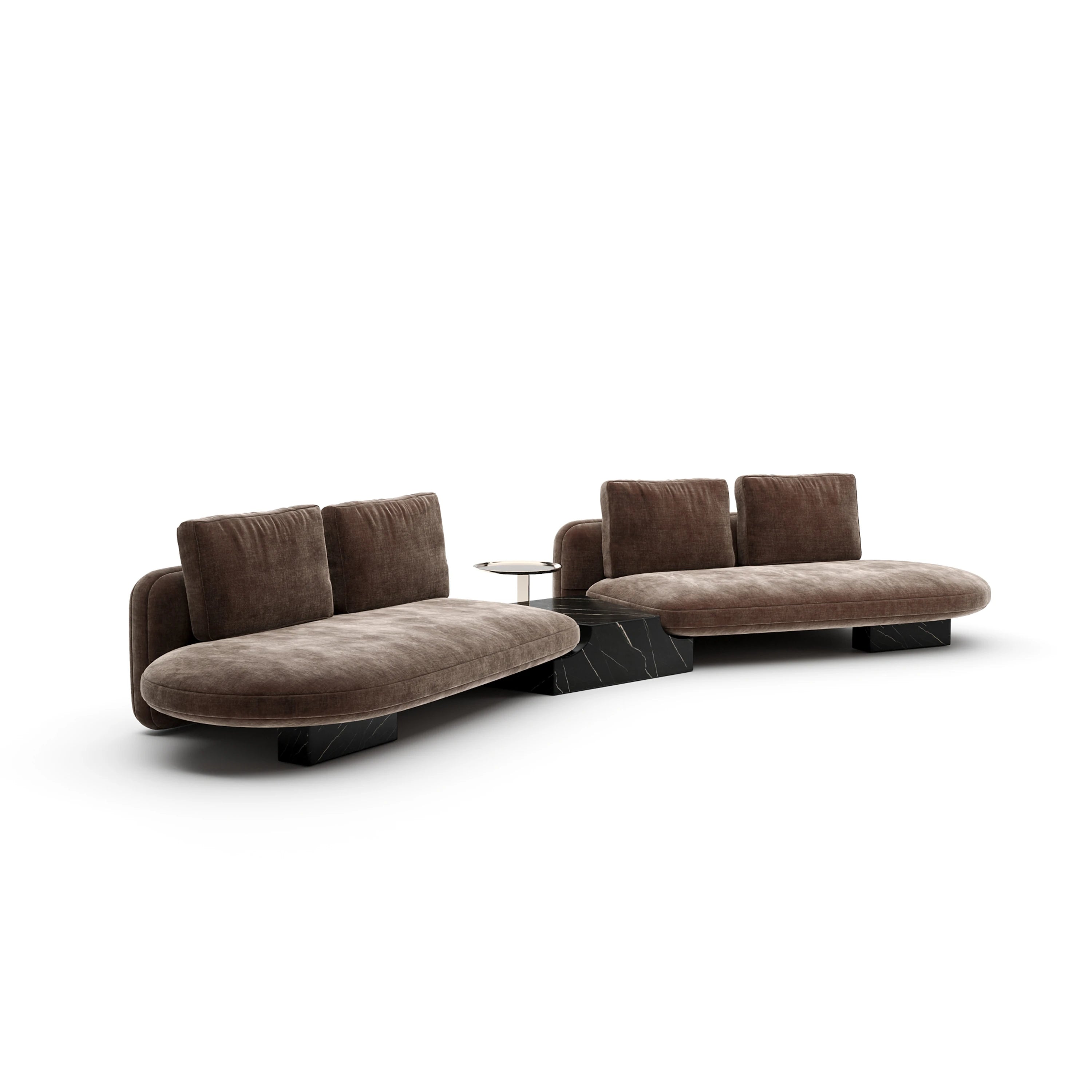 Overlap 3Pc Bumper Sec Dark Taupe - main image
