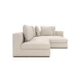 *Bello RT Chaise Sectional - Ivory - 2nd angle