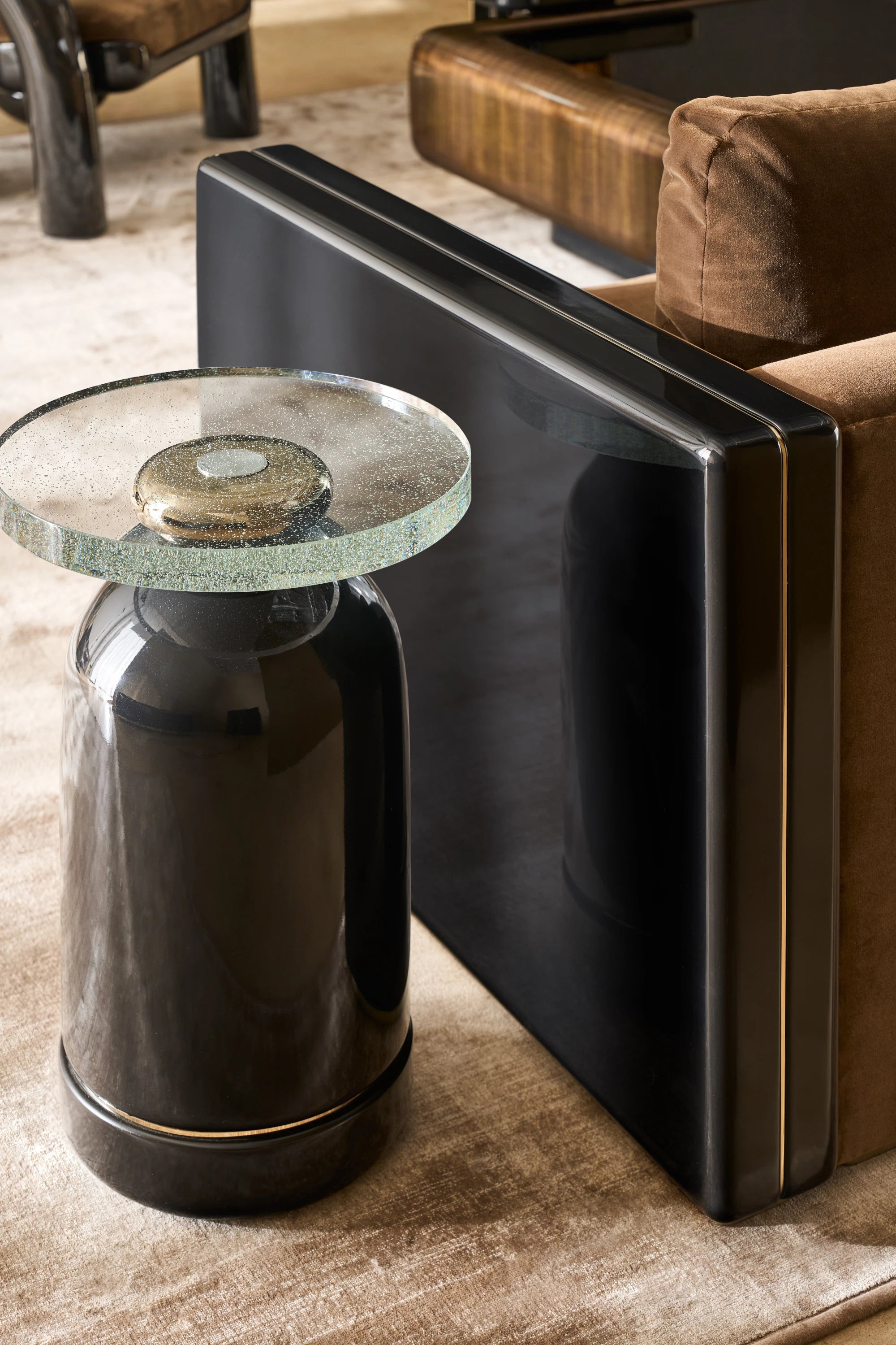 Gelee Accent Table - Chocolate - detail 2.0