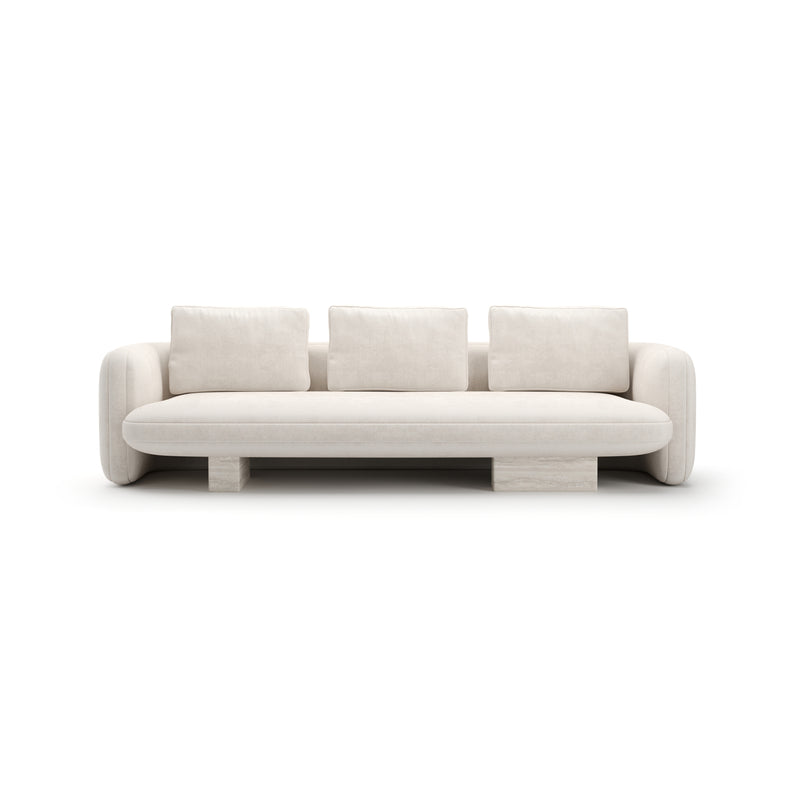 Overlap Sofa Ecru