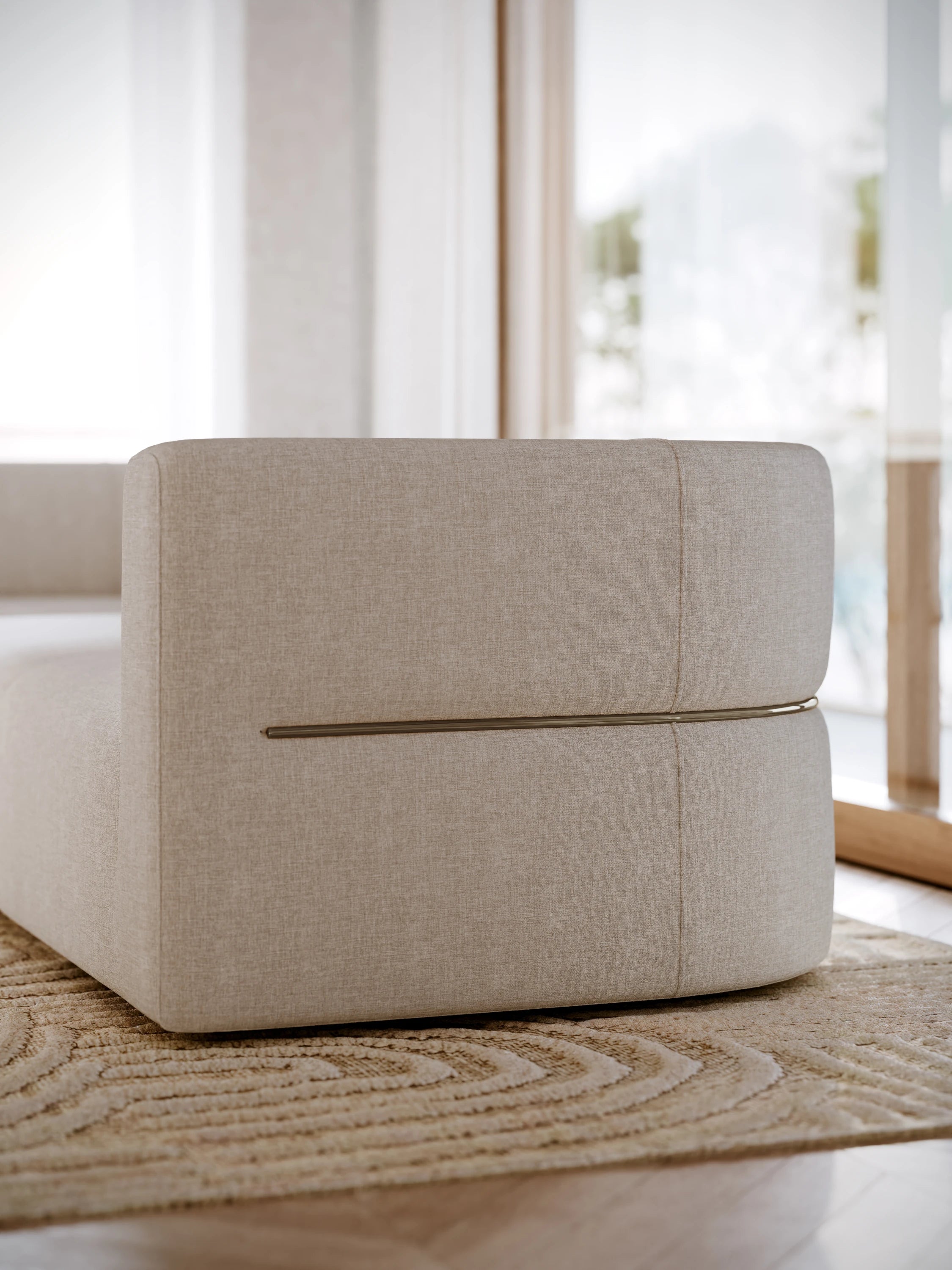 Rhythm Laf Corner Ivory - detail 3.0