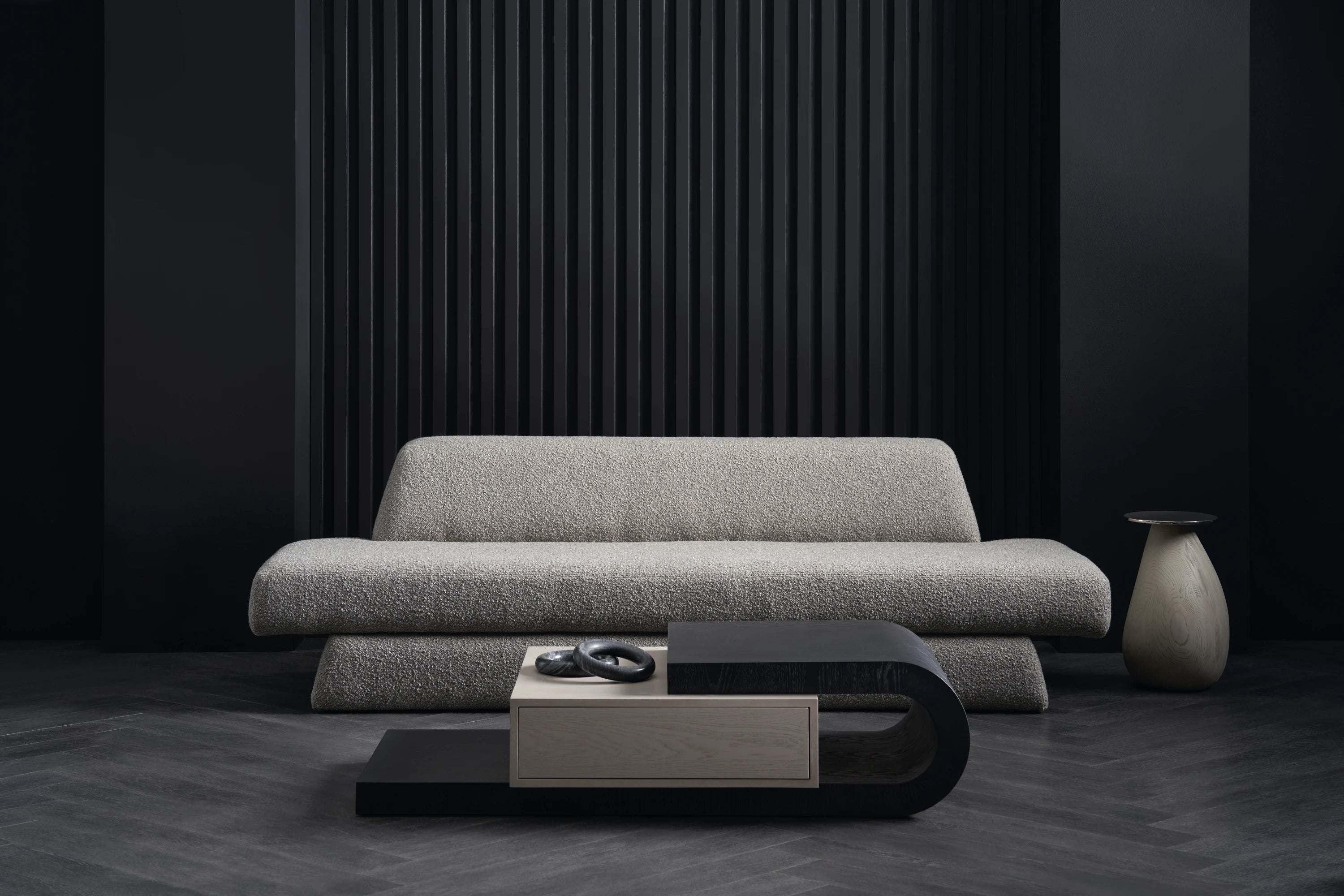 Ara Side Table in room - angle 1