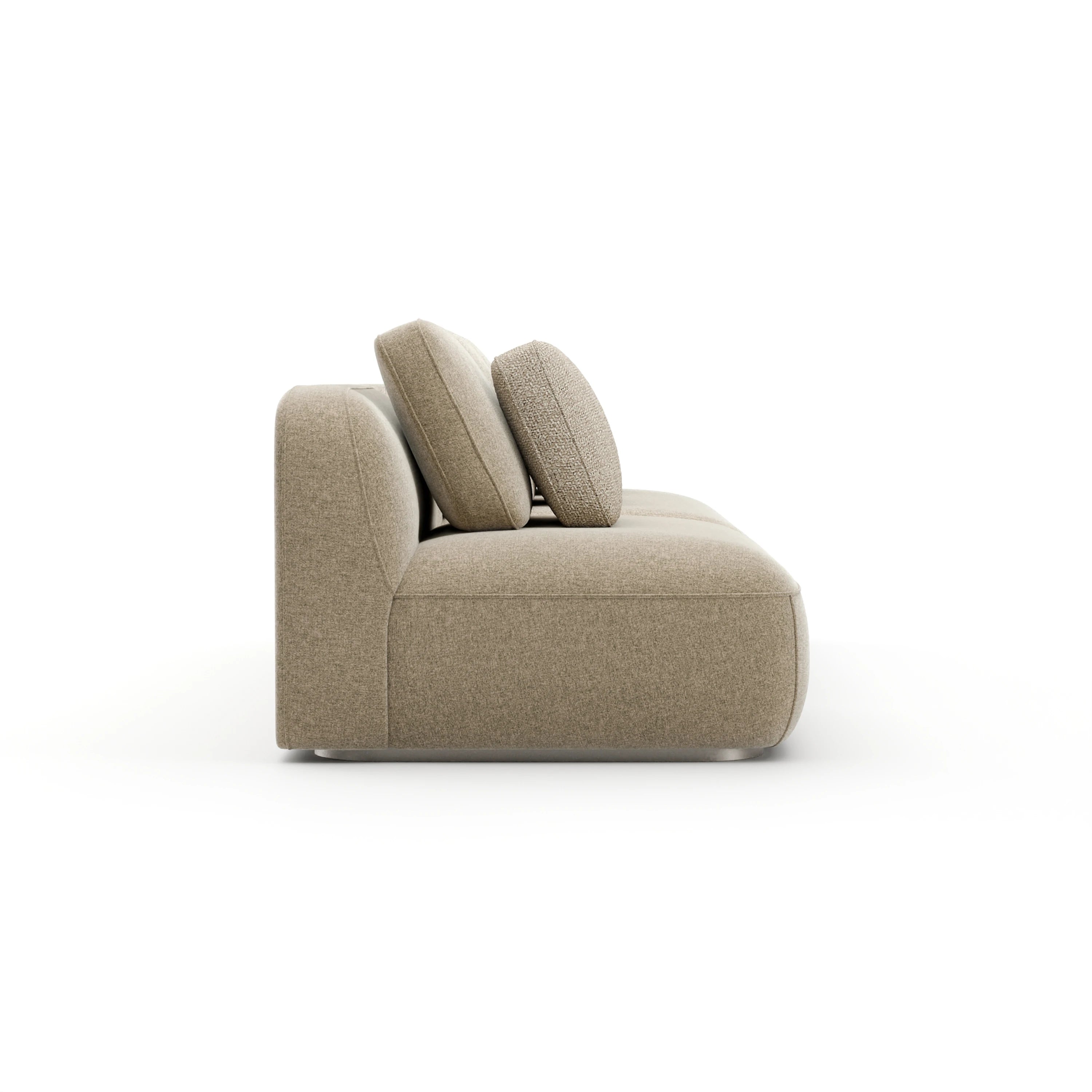 Sasso 2Pc Small Sofa - Oatmeal - 2nd angle