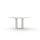 Tobie Round Dining Table - Latte - primary image