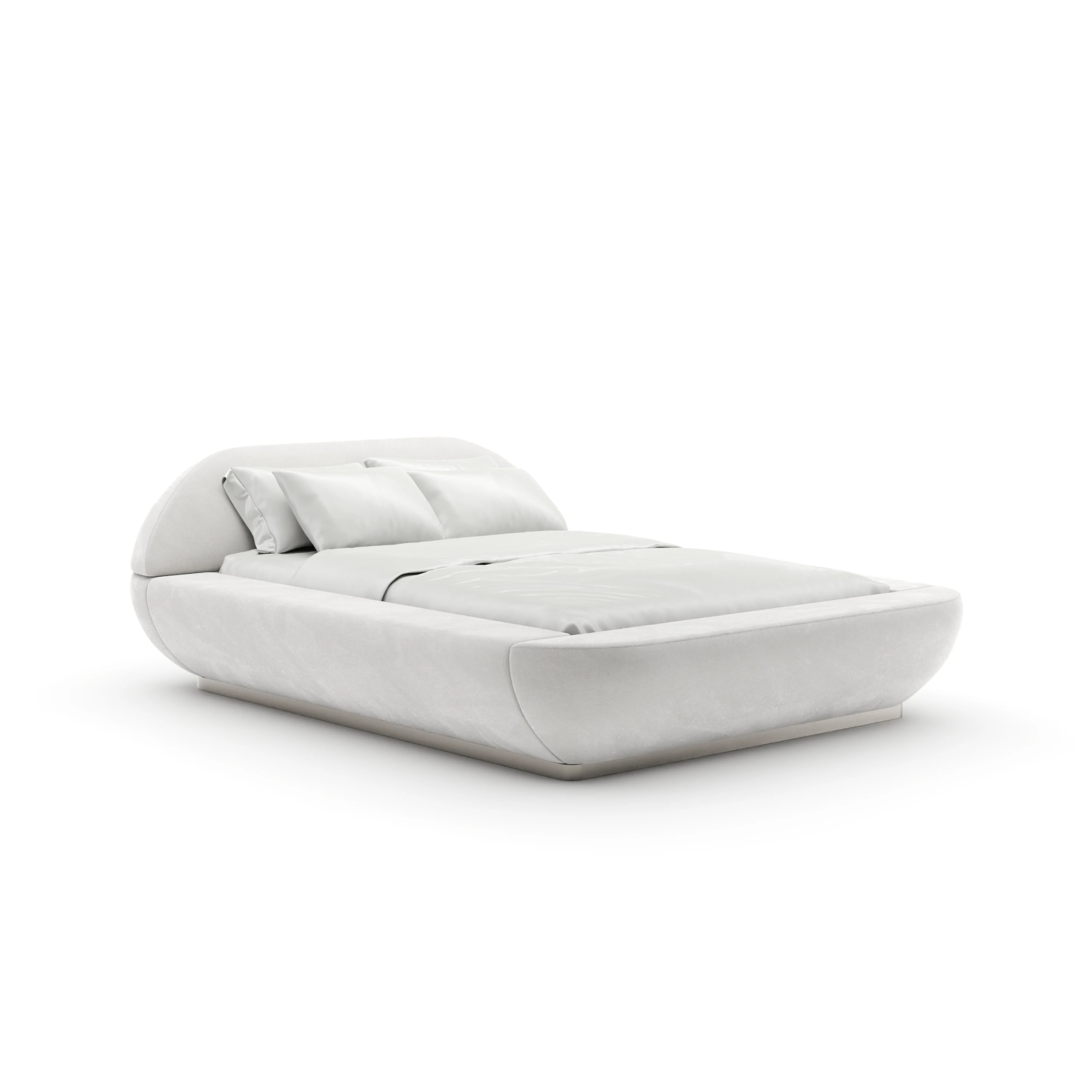 Jagger Queen Bed - Ivory - primary image