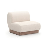 Seta Armless Chair Oatmeal - main image
