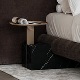 Overlap Uph 2 Pnl Kg Bed Hb Dk Taupe - detail 3.0