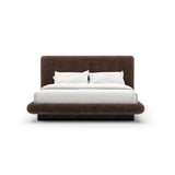 Overlap Uph Kg Bed Dark Taupe