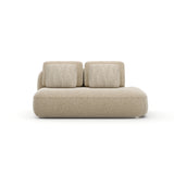 Sasso Raf Straight Armless Loveseat - Oa - primary image