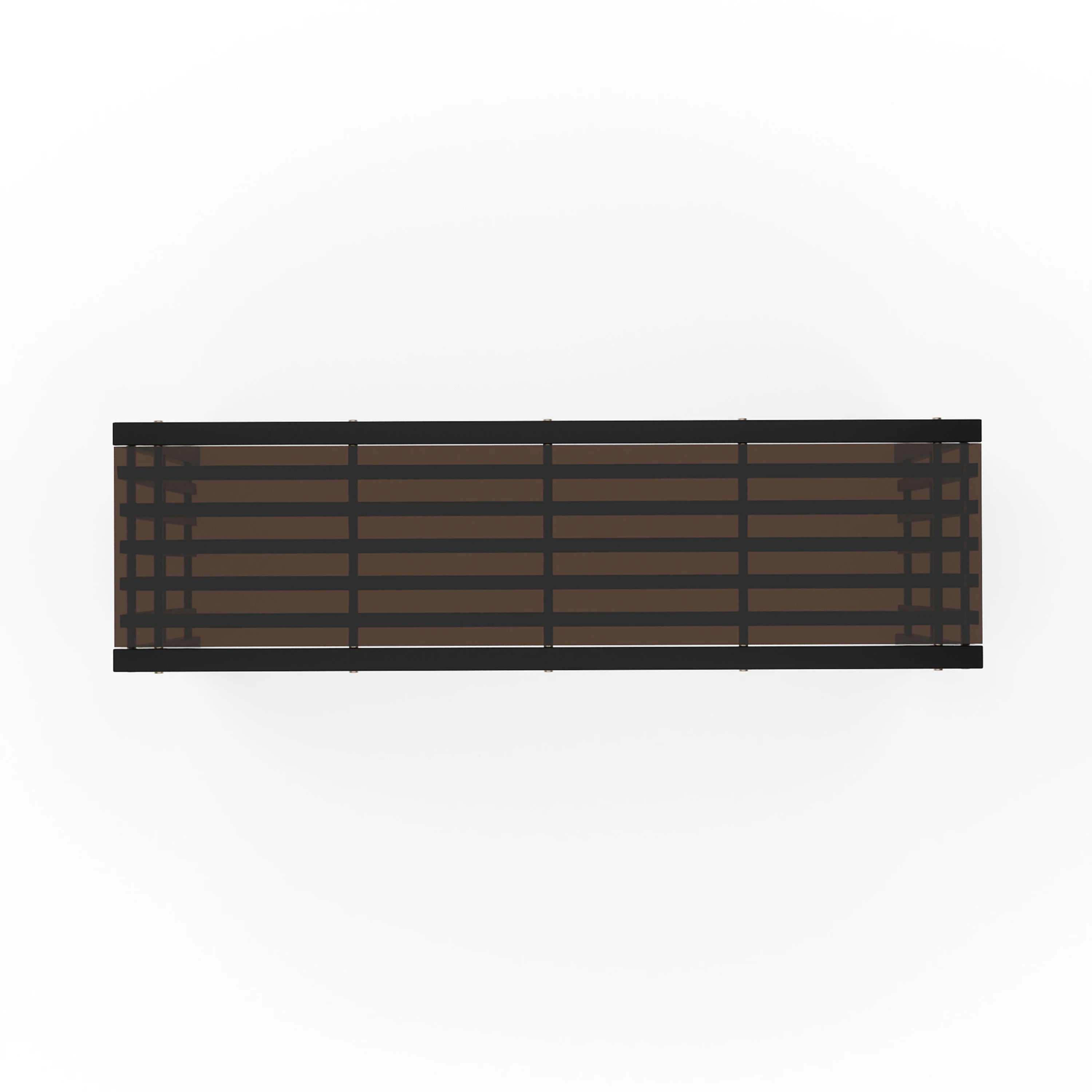 Pinstripe Dark Console Table - 4th angle