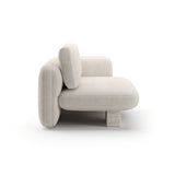 Overlap Raf Loveseat Ecru - 2nd angle