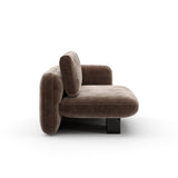 Overlap Raf Loveseat Dark Taupe - 2nd angle