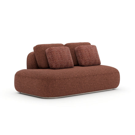Left-Facing Straight Armless Loveseat
