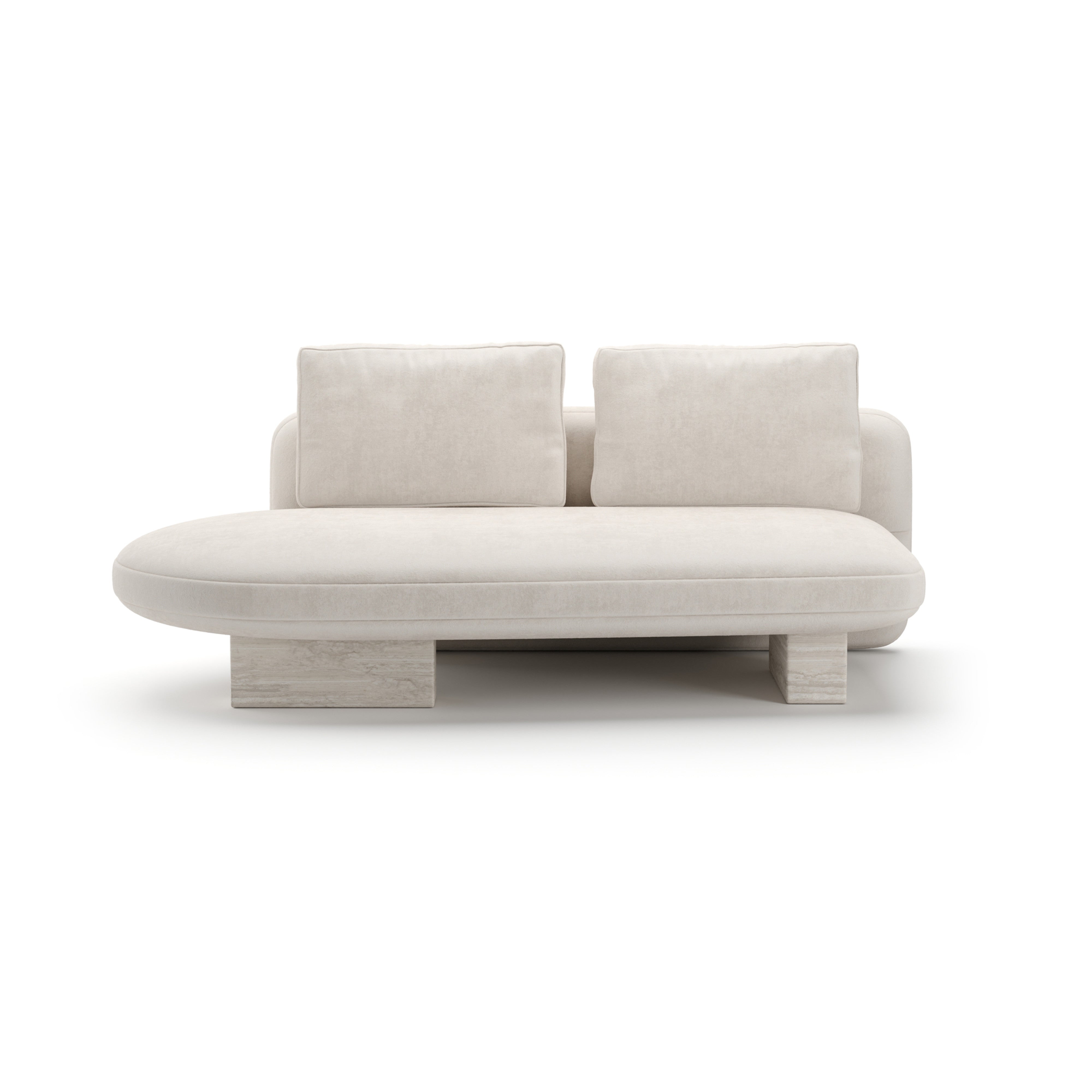 Overlap Raf Armless Bumper Ecru