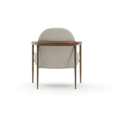 Altura Lounge Chair - Oatmeal - 3rd angle
