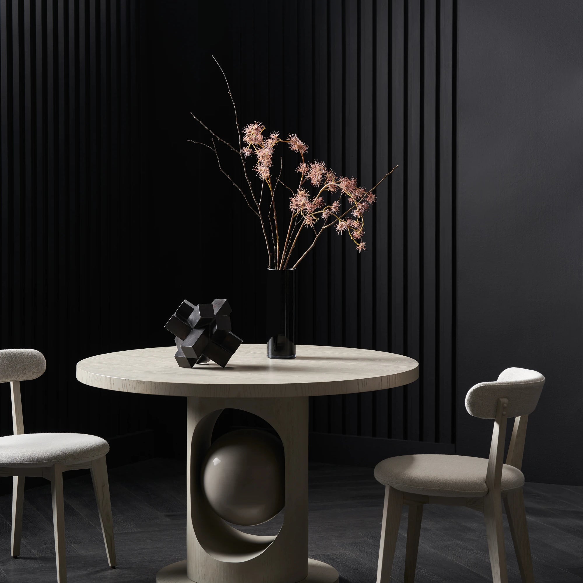 Pearl Dining Table Top in room - angle 1