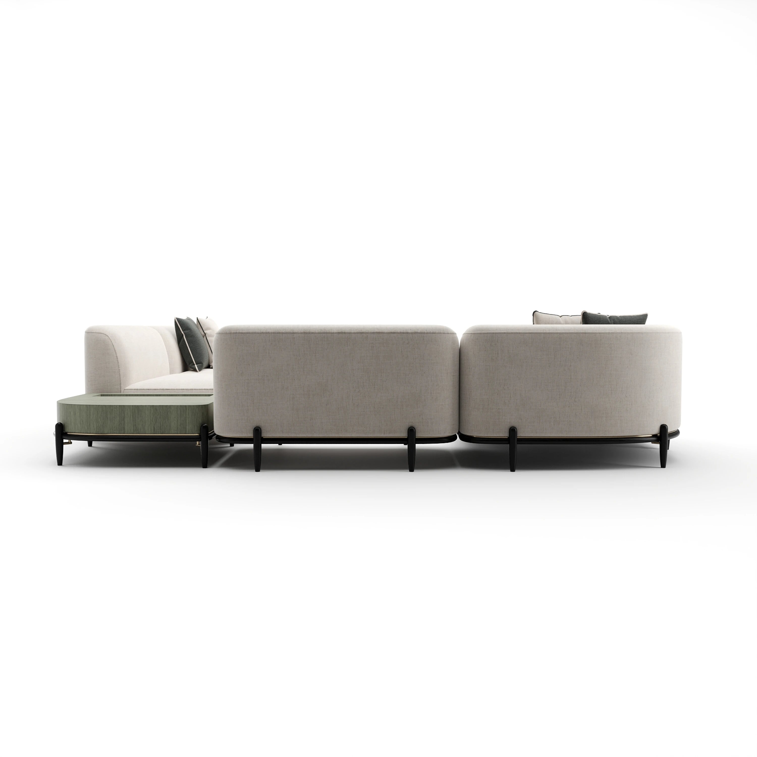 *Madera Raf Large L Sectional - 3rd angle