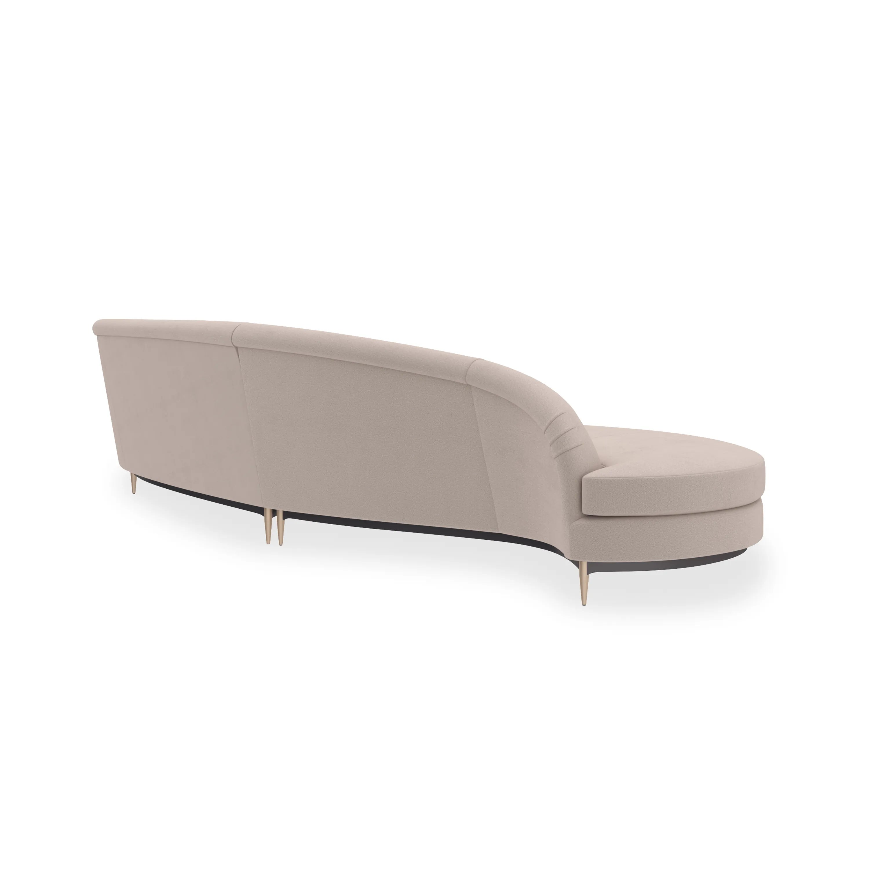 *Three's Company LF Chaise 2pc Sec - Ecr - 3rd angle