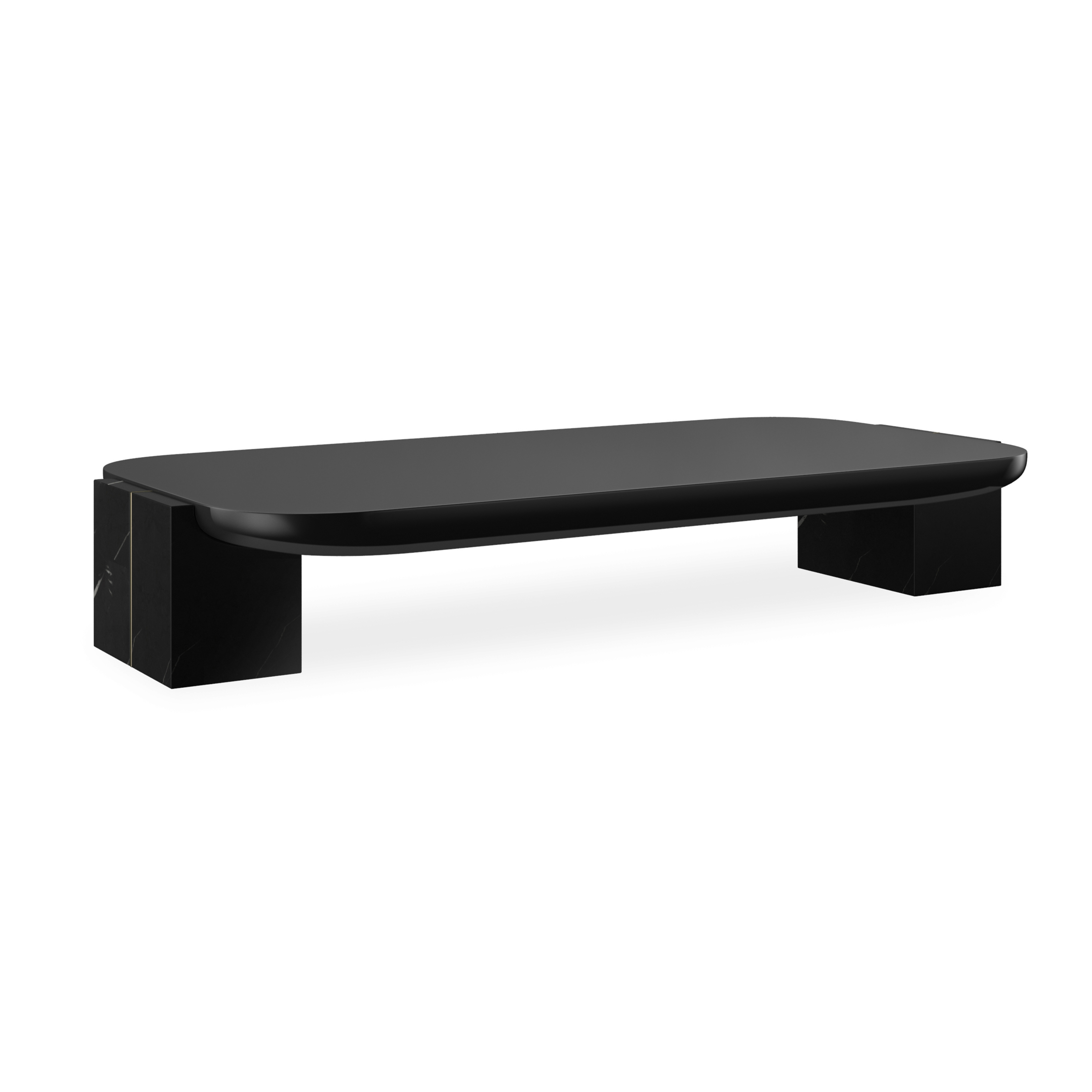 Overlap Rec Cocktail Table Dark