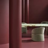 The Naturalist Dining Table Top in room - angle 4.0