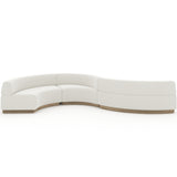 Crescent Armless Wedge in room - angle 4